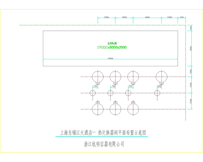 熱交換器示意圖